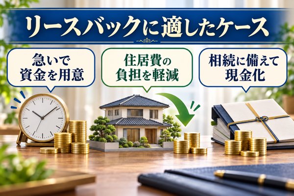 リースバックの活用に適したケース
