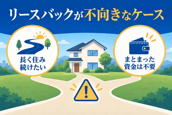 リースバックが不向きなケース