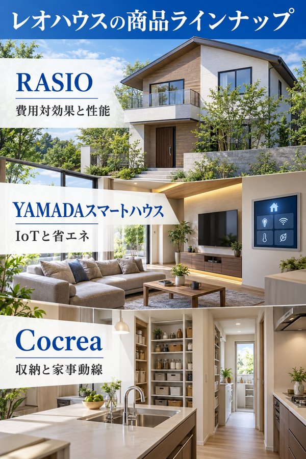 レオハウスで選べる商品ラインナップと各プランの持ち味