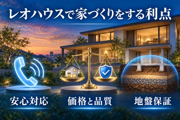 レオハウスで家づくりをする利点