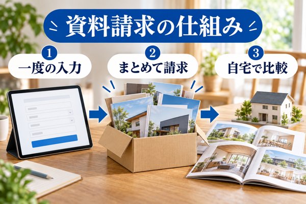 ライフルホームズで受けられる資料請求の仕組みと利用方法の基本