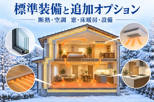 ロゴスホームの標準装備と追加オプション|性能と設備の範囲