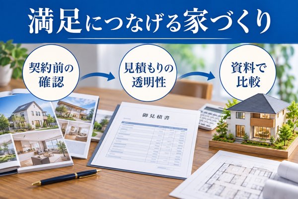 ロゴスホームでの家づくりを満足につなげるために|押さえておきたい進め方