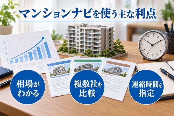 マンションナビを使う主な利点