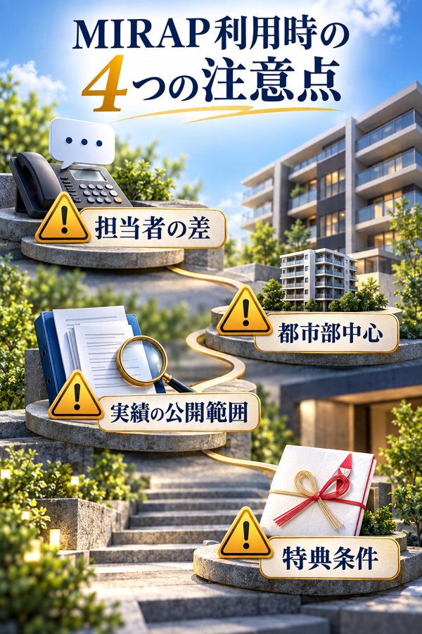 ネガティブな口コミで分かるMIRAP利用時の注意点4つ