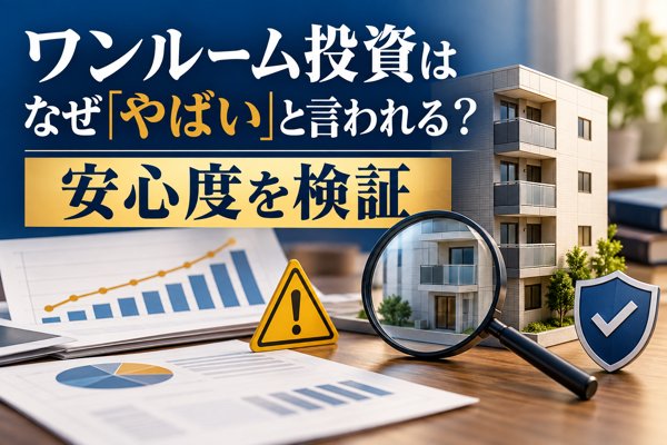 ワンルーム投資が「やばい」と評される理由|MIRAPで扱う物件の安心度を検証
