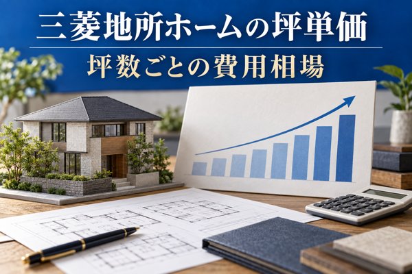 三菱地所ホームの坪単価は約103万円~123万円|坪数ごとの費用相場
