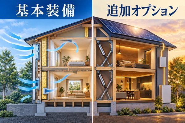 三菱地所ホームの基本装備と追加できるオプション