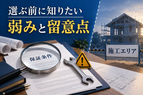 三菱地所ホームを選ぶ前に知りたい弱みと留意点