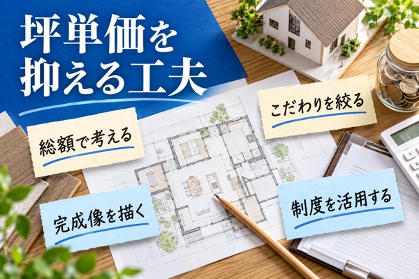 坪単価を下げて三井ホームで建てるための工夫