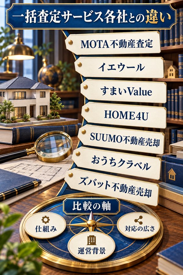一括査定サービス各社との違い
