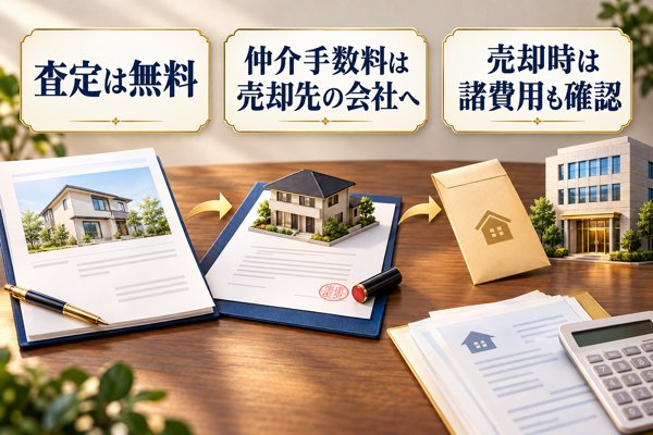 MOTA不動産査定でかかる費用|査定は無料、仲介手数料は売却先の会社へ