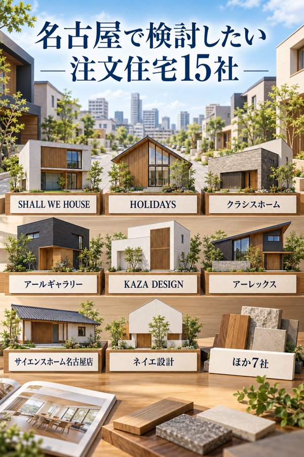 名古屋で注文住宅を建てるなら検討したい15社