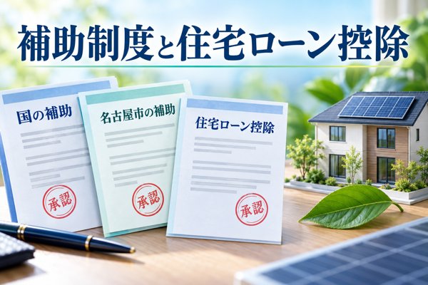 名古屋の家づくりに役立つ補助制度と住宅ローン控除(2026年版)