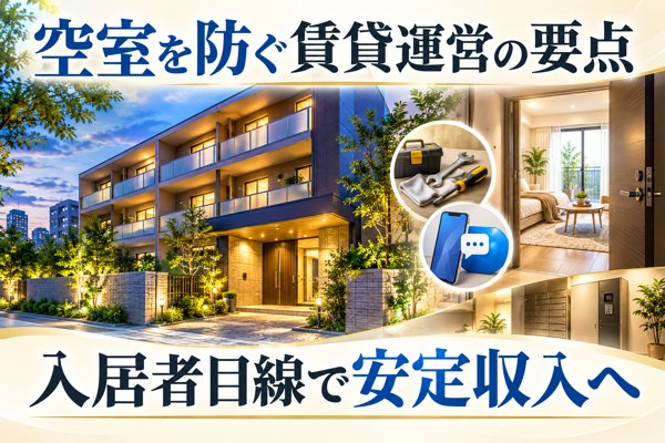空室を防いで家賃収入を安定させる賃貸運営の要点