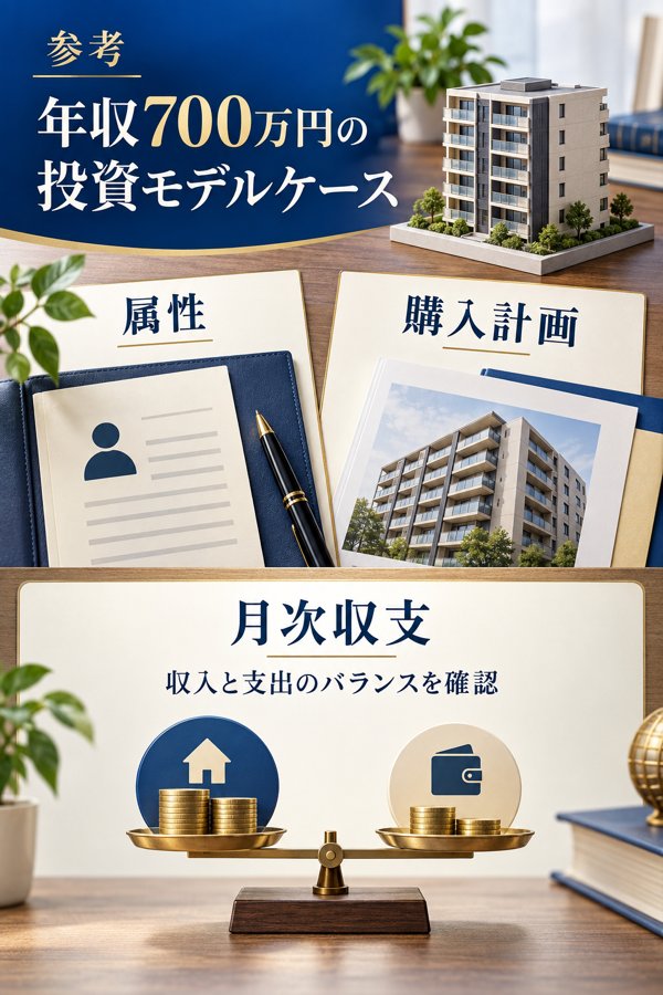 【参考】年収700万円の投資モデルケース