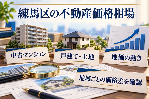【地域別】練馬区で不動産を売るときの価格相場（2026年最新）
