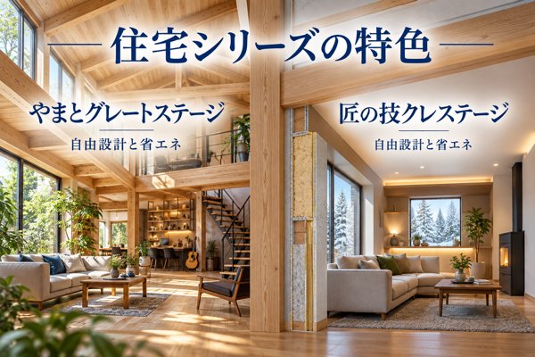 日本ハウスHDが手がける住宅シリーズの特色
