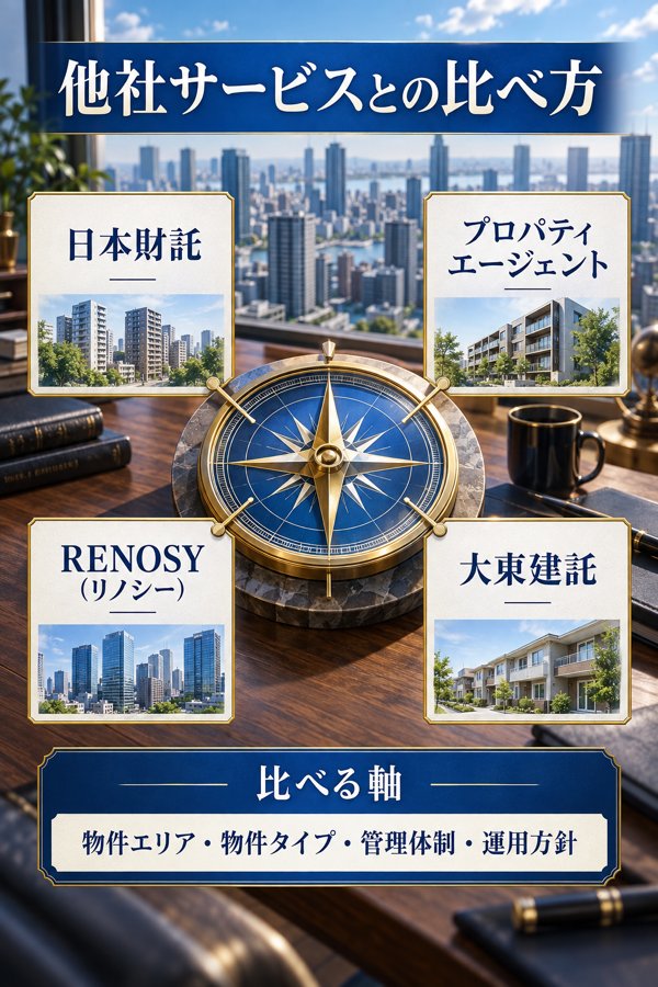他社サービスとの比べ方|日本財託と相性のよい人の特徴