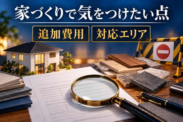ノーブルホームの家づくりで気をつけたいデメリット
