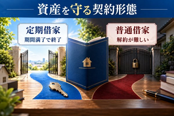 資産防衛につながる「契約形態」の見極め方｜定期借家 vs 普通借家