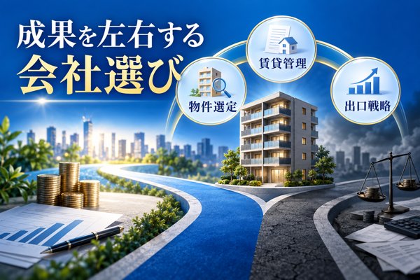 ワンルーム投資の成果を左右する「会社選び」の重要性