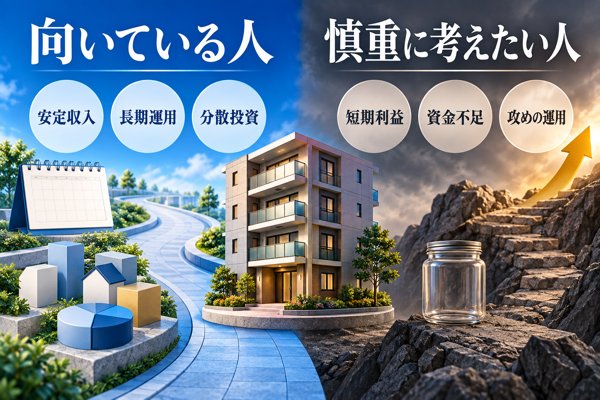 ワンルームマンション投資に適した人・適さない人
