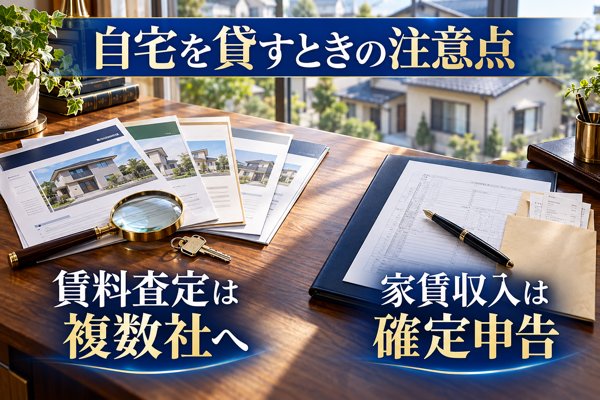 自宅を貸し出すときに気をつけたいポイント