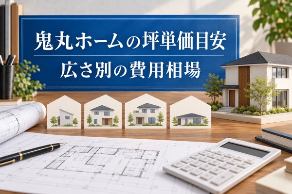 鬼丸ホームの坪単価目安は約66万円〜75万円|広さ別の費用相場
