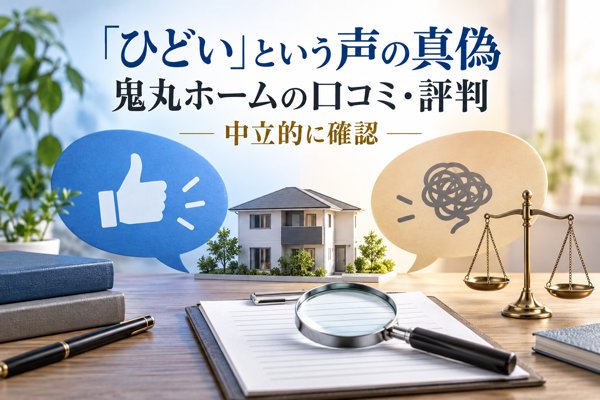 「ひどい」という声の真偽と鬼丸ホームの口コミ・評判