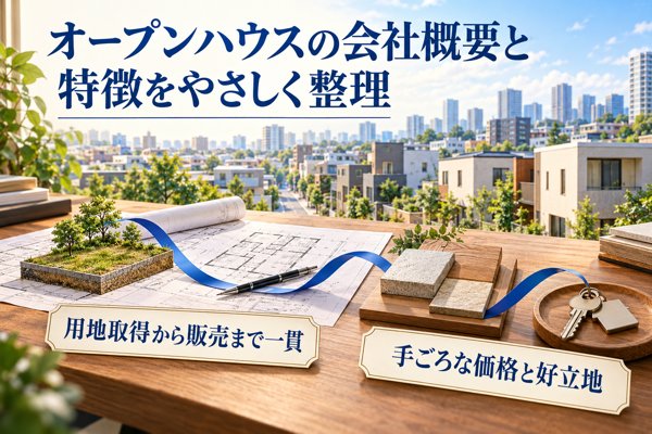 オープンハウスの会社概要と特徴をやさしく整理