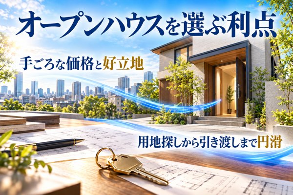 オープンハウスを選ぶ利点
