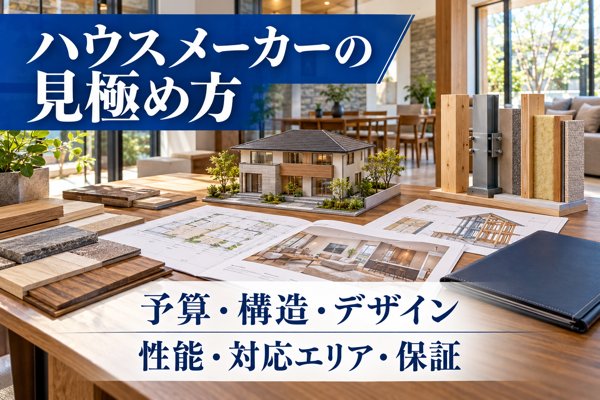 注文住宅を任せるハウスメーカーの見極め方