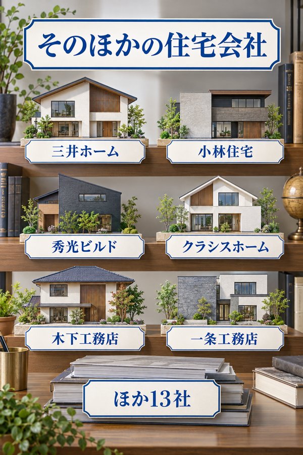 大阪府で検討できるそのほかのハウスメーカーや工務店