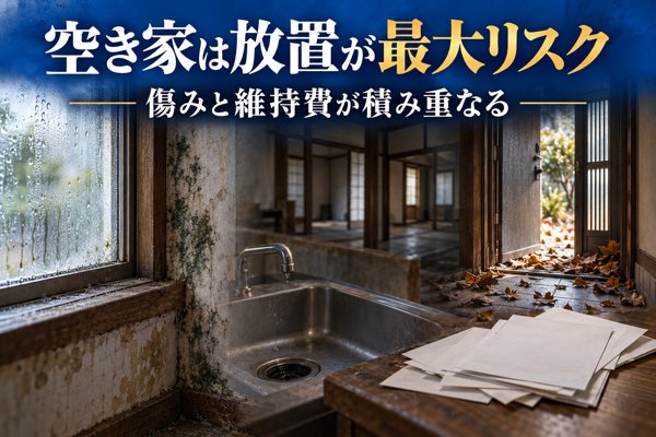 【空き家】「ひとまず空き家に」という判断がもっともリスクを抱えやすい理由
