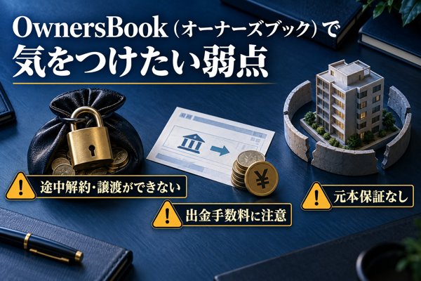 OwnersBook(オーナーズブック)で気をつけたい弱点