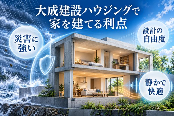 大成建設ハウジングで家を建てる利点