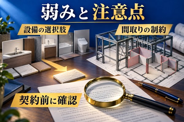 パナソニックホームズの弱みと注意点