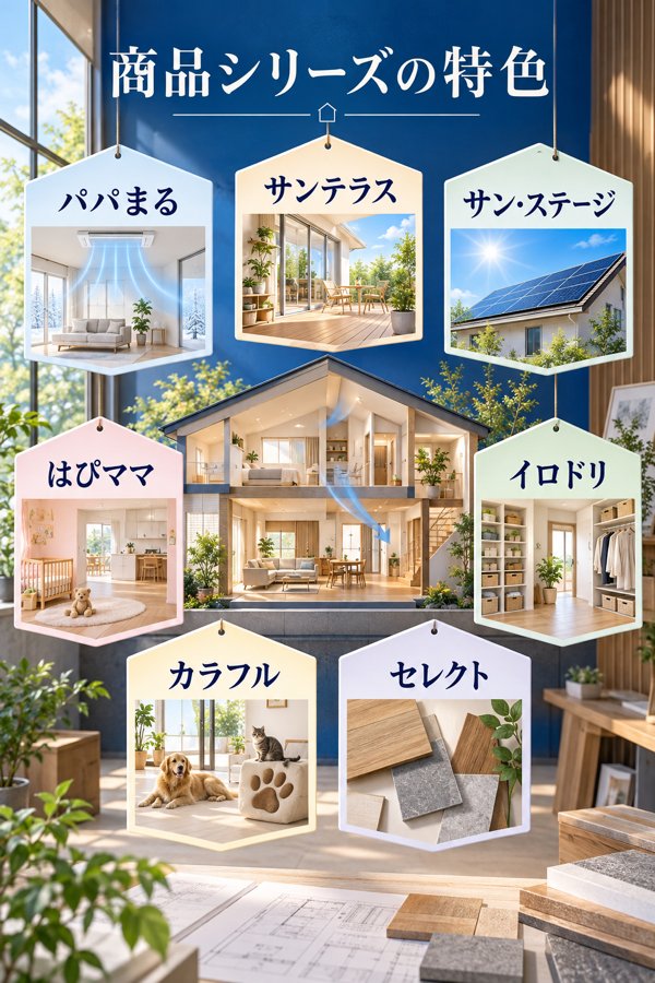 パパまるハウスが展開する商品シリーズの特色