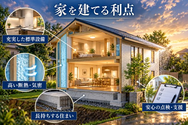 パパまるハウスで家を建てる利点