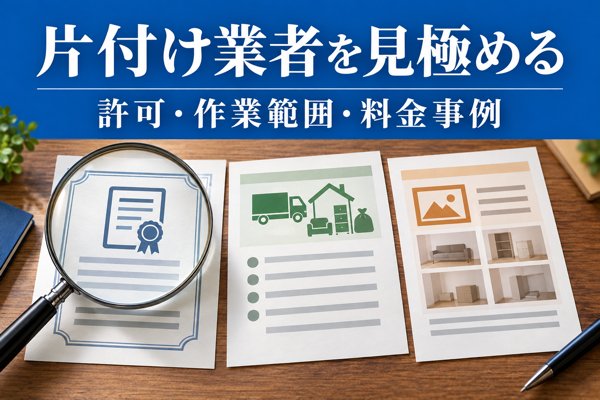 実家の片付け業者を見極めるためのポイント