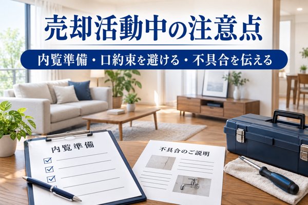 【売却活動中】起こりやすいトラブルと気を付けたいポイント