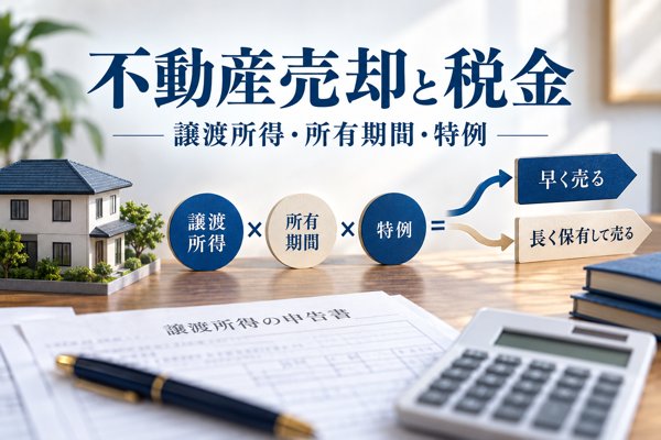 不動産売却時に押さえておきたい税金の基礎知識