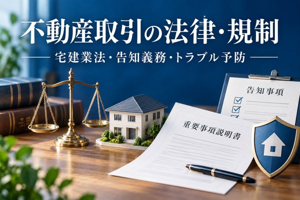 売主が理解しておきたい不動産取引の法律・規制