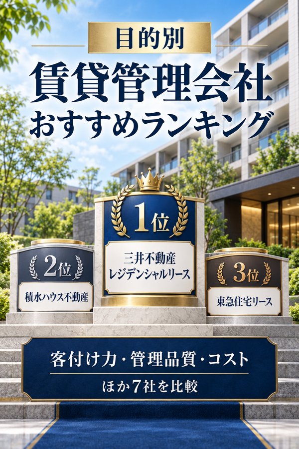 プロ目線で選ぶ!【目的別】賃貸管理会社おすすめランキング