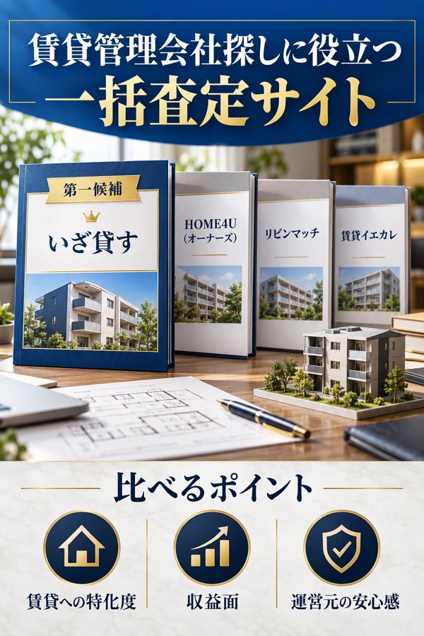 【2026年版】賃貸管理会社探しに役立つ一括査定サイトのおすすめ
