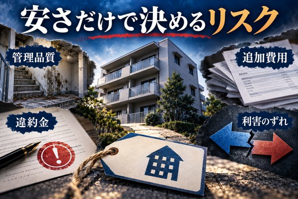 管理手数料が安いという理由だけで委託先を決めるリスク｜4つのポイント