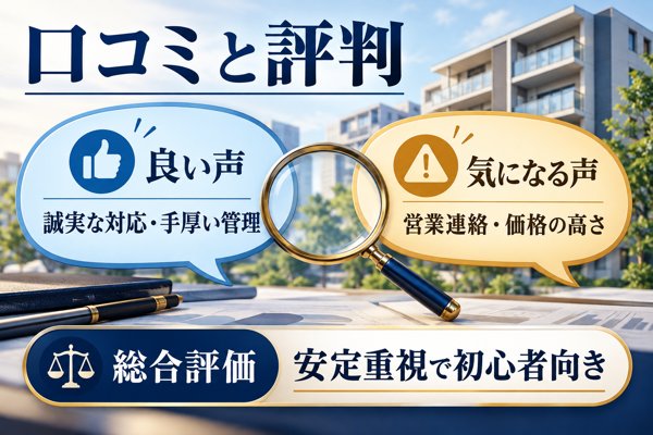 プロパティエージェントに寄せられた口コミと評判