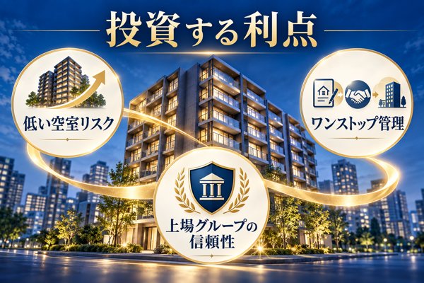 プロパティエージェントで投資する利点