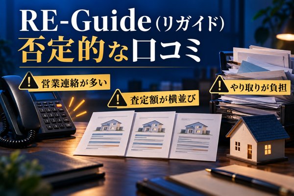 RE-Guide(リガイド)に寄せられた否定的な評判・口コミ